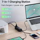Baseus PowerCombo Digital PowerStrip 3AC+2U+2C 65W with 1.5m Power Cord (Black) (PSLA020101)