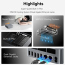 Beelink EQR6-D5 AMD Ryzen 9 6900HX Processor 24GB RAM 1TB SSD Windows 11 Pro Mini PC