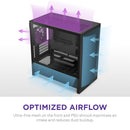 NZXT H3 Flow TG Side Panel Micro-ATX Airflow Case