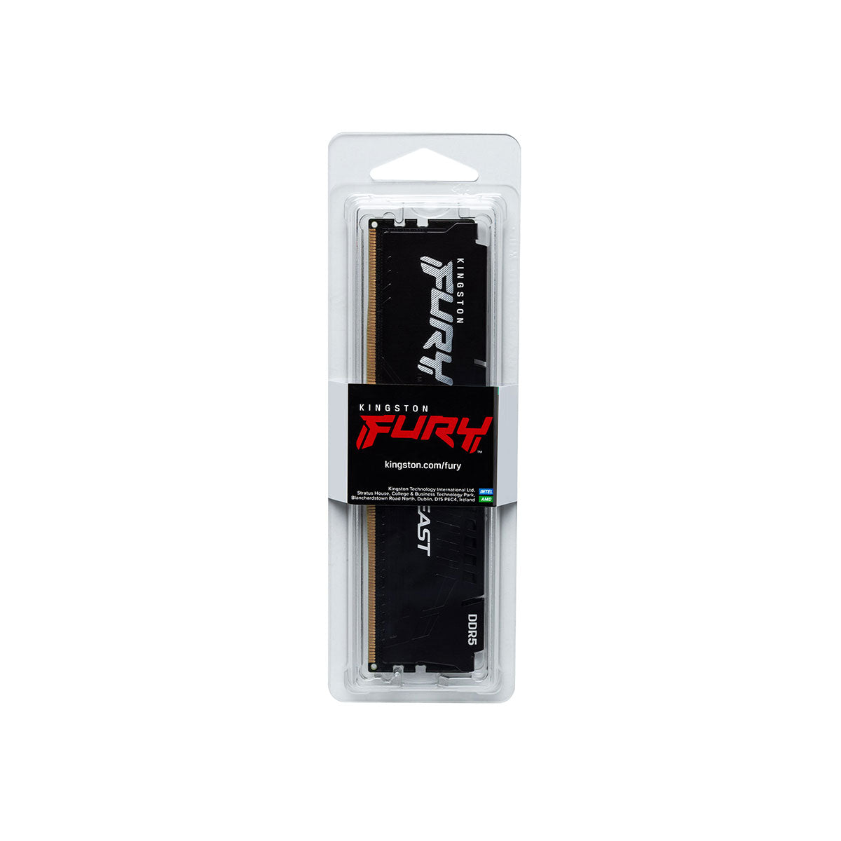 Kingston Fury Beast 32GB DDR5 5600MT/s CL40-40-40 1.25V XMP Desktop Memory