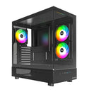 Montech XR Mid Tower ATX PC Case (Black, White)