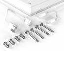 ID-Cooling ARGB Trio FX 120mm 4Pin PWM/3Pin 5V ARGB Silent Daisy Chain CPU Fan (Black, White), (AS-120-K, AS-120-W)