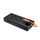 JSAUX 65W Fast Charging 20000mAh Portable Power Bank (Black) (PB6501)