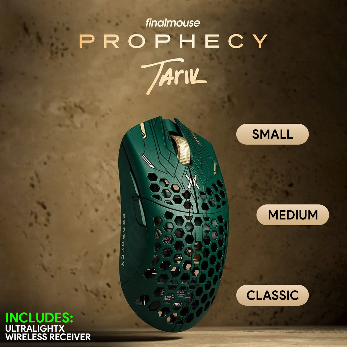 Finalmouse UltralightX Prophecy Wireless Gaming Mouse (Tarik