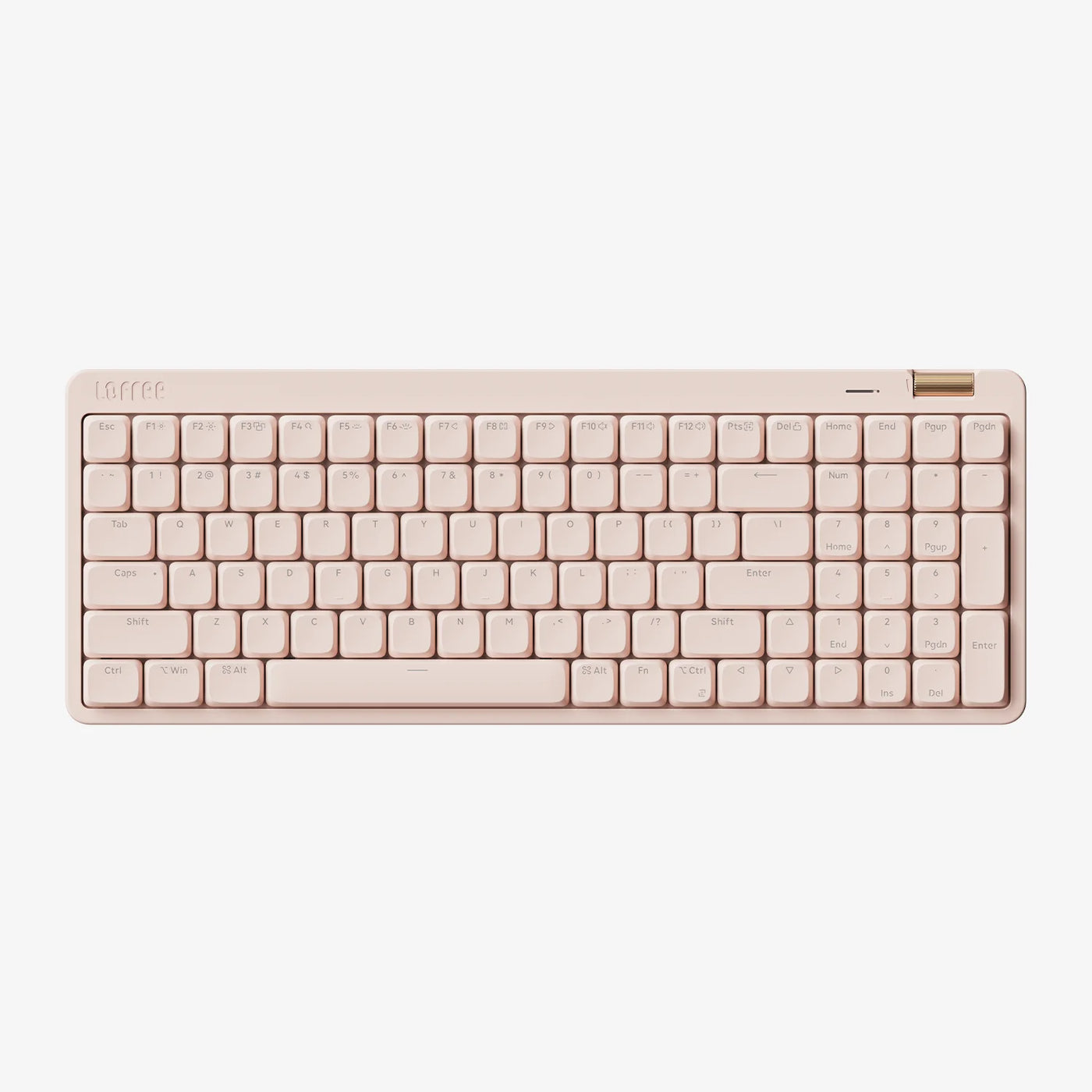 Lofree Flow Lite 100 Keys Triple Mode Low Profile Mechanical Keyboard (Pink)