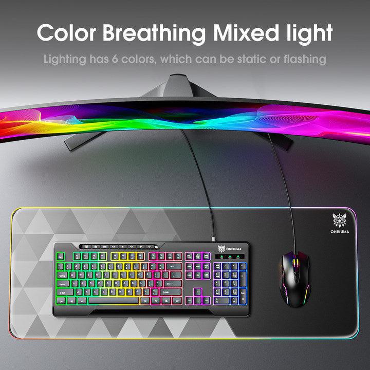 Onikuma G32 Matte Black Wired Gaming Keyboard