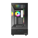 Montech XR Mid Tower ATX PC Case (Black, White)