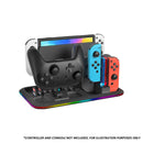 Omelet Gaming Space Charging Station For Nintendo Switch Dock / Joy-Con / Pro Controller (Jet Black)