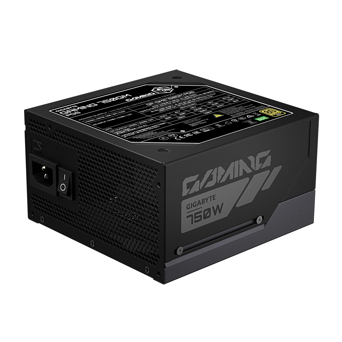 Gigabyte Gaming 750GM PG5 750W ATX 12V V3.1 80+ Gold Fully Modular Power Supply