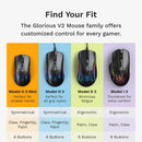 Glorious Model O 2 Mini Ultralight Ambidextrous RGB Wireless Gaming Mouse