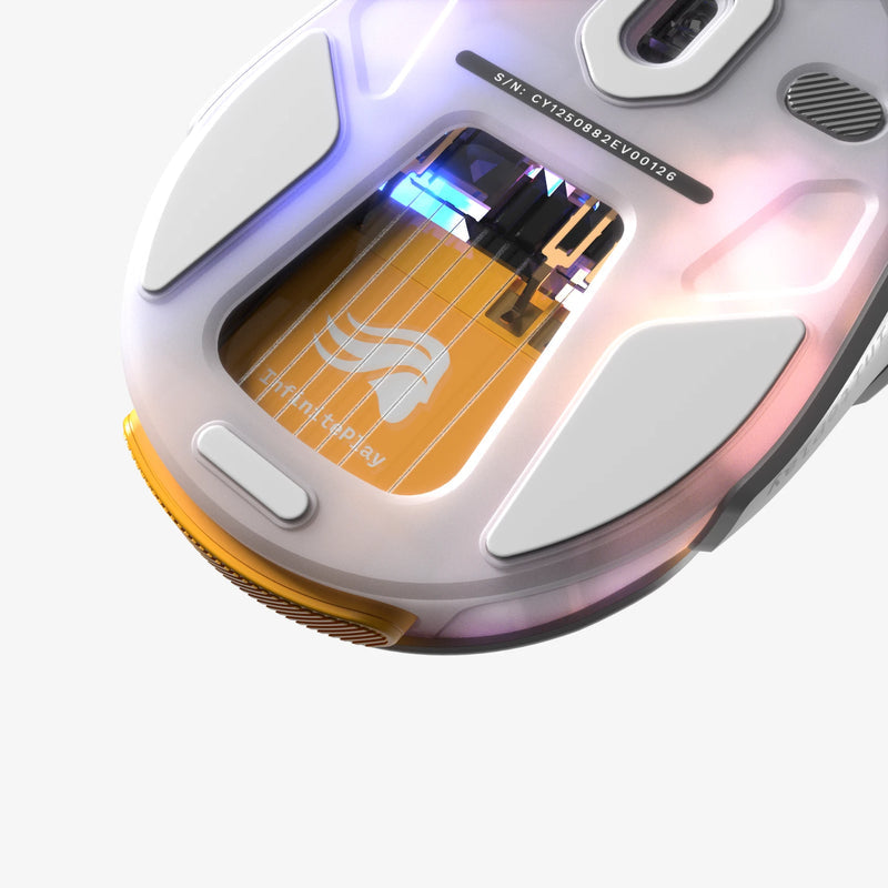 Glorious Model O3 8K Polling Ultralight RGB Wireless Gaming Mouse (Black, White) (GLO-O3-WL-BLK, GLO-O3-WL-WHT)