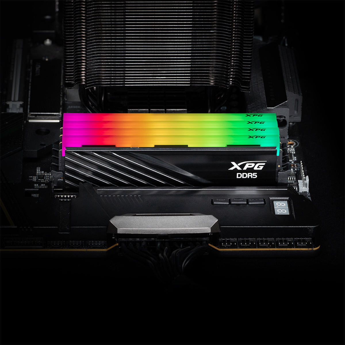 Adata XPG Lancer Blade 32GB (2x16GB) RGB DDR5 6000MT/s CL 34-38-38 1.35V Desktop Memory with Heatsink (Black, White) (AX5U6000C3416G-DTLABRBK, AX5U6000C3416G-DTLABRWH)