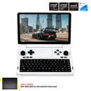 GPD Win Mini 2025 AMD Ryzen AI 9 HX 370 7'' (1920x1080) 120Hz High-Refresh Gaming Display 32GB RAM LPDDR5X-7500MT/S 2TB SSD AMD Radeon 890M Graphics (RDNA3.5) Windows 11 Handheld Gaming PC (White) + GPD Win Mini HX 370 Protection Case