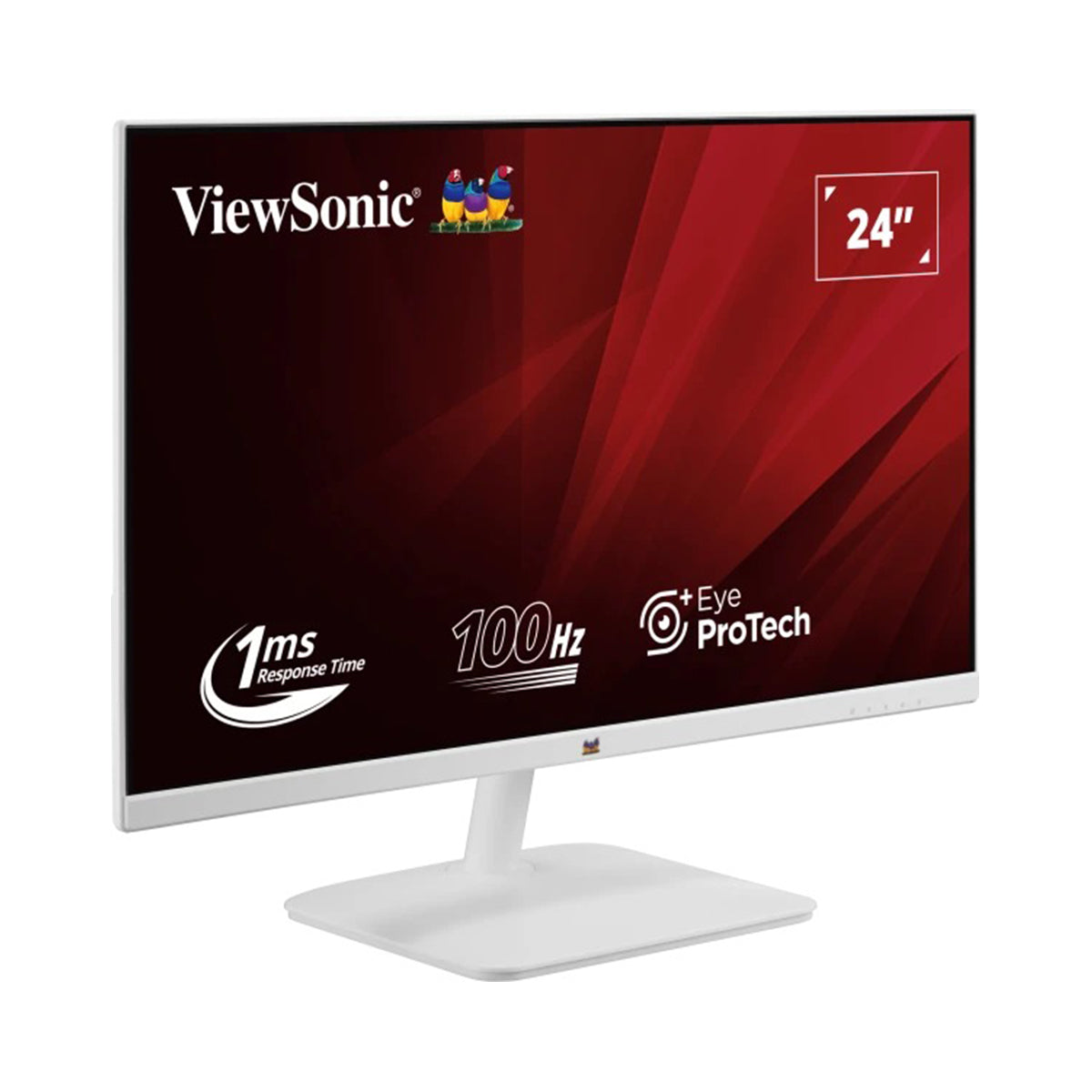 ViewSonic VA2432-MH-W 24" FHD (1920x1080) 100Hz 1ms MPRT IPS Monitor Featuring HDMI & Speakers
