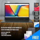 Asus Vivobook Go 15 E1504FA-NJ1970WSM Laptop (Mixed Black)