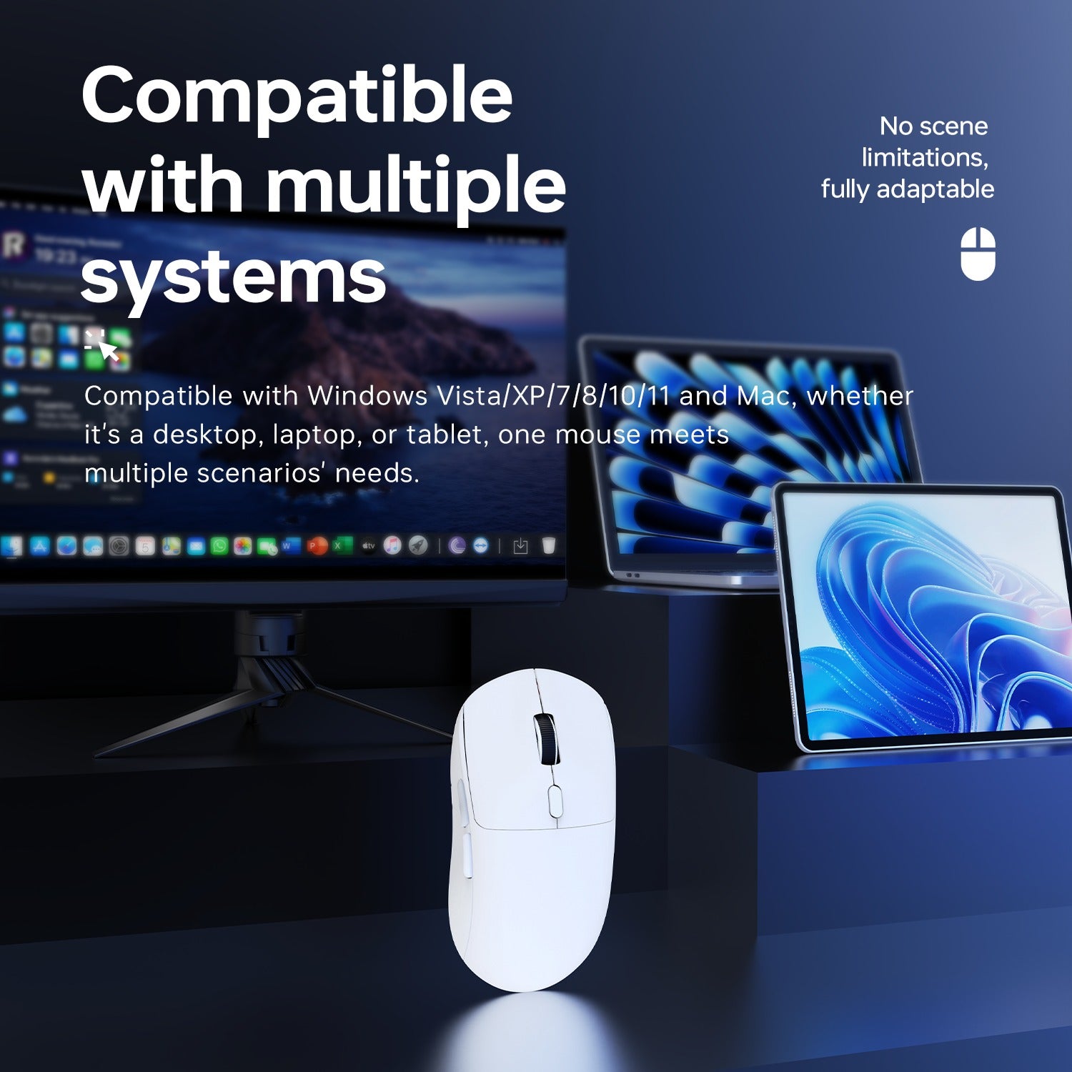 NacodeX x Ajazz NJ07 3-Mode Lightweight Office and Gaming Mouse