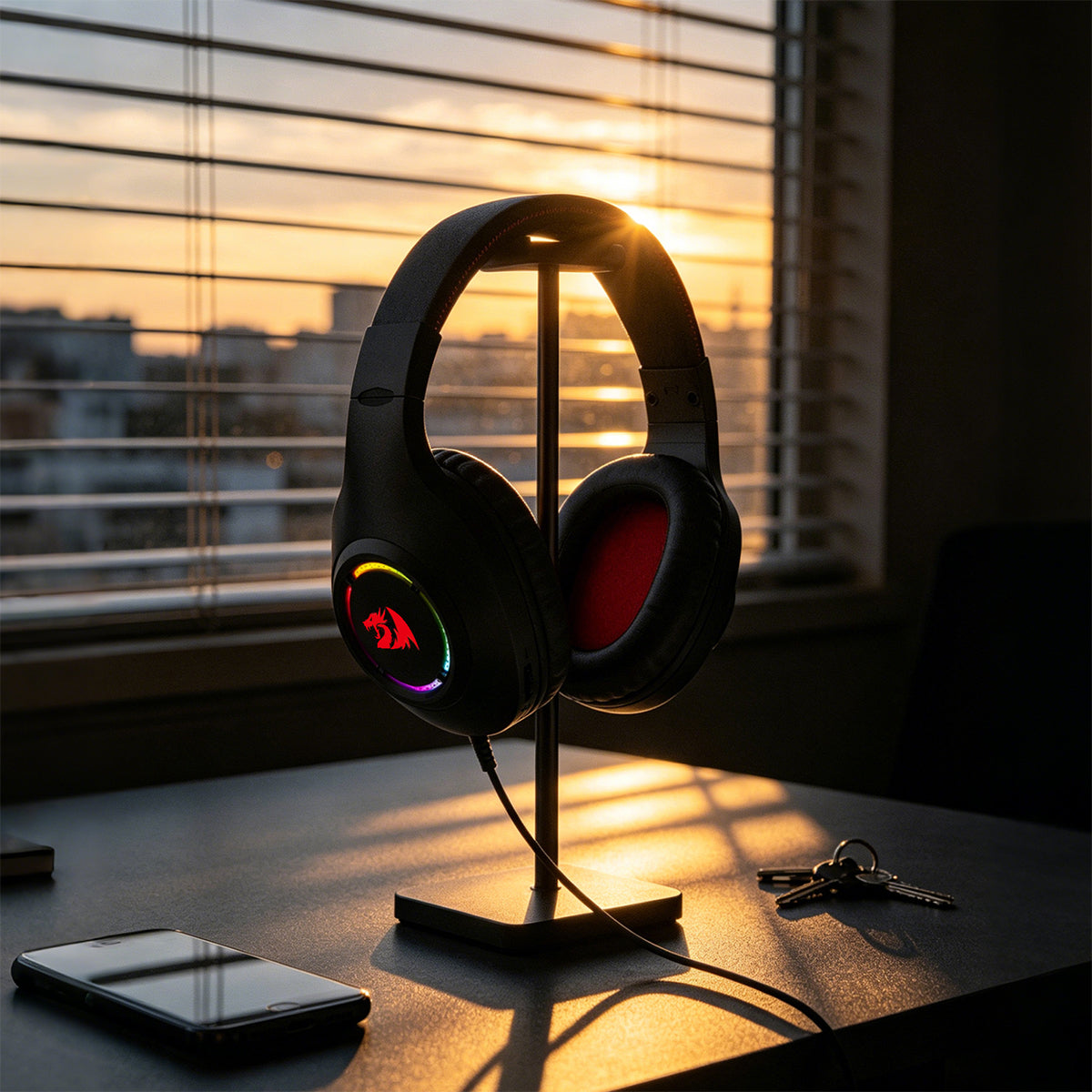 Redragon Nexus Lite Wired RGB Gaming Headset (Black) (H264)