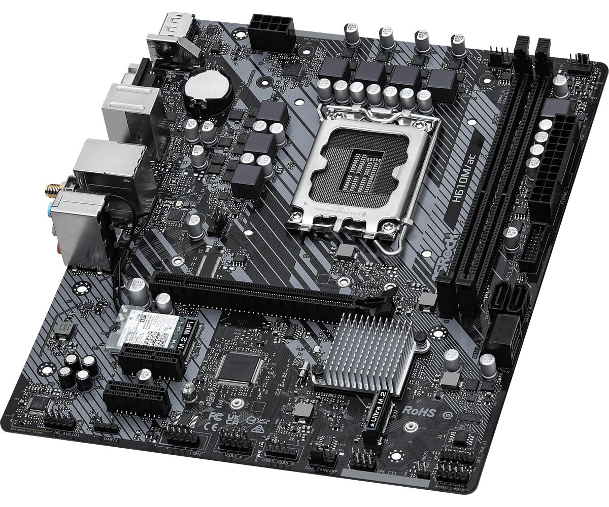ASRock H610M/ac DDR4 Motherboard