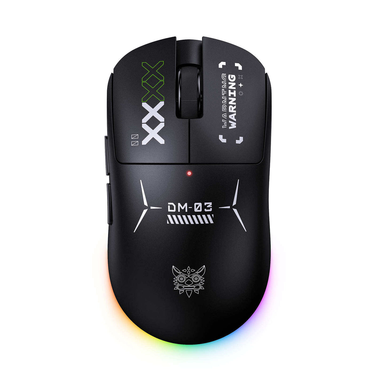 Onikuma DM03 Tri-Mode RGB Wireless Gaming Mouse (Black)