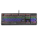 E-Yooso K-600 Retro Rainbow Light 104 Keys Wired Mechanical Keyboard