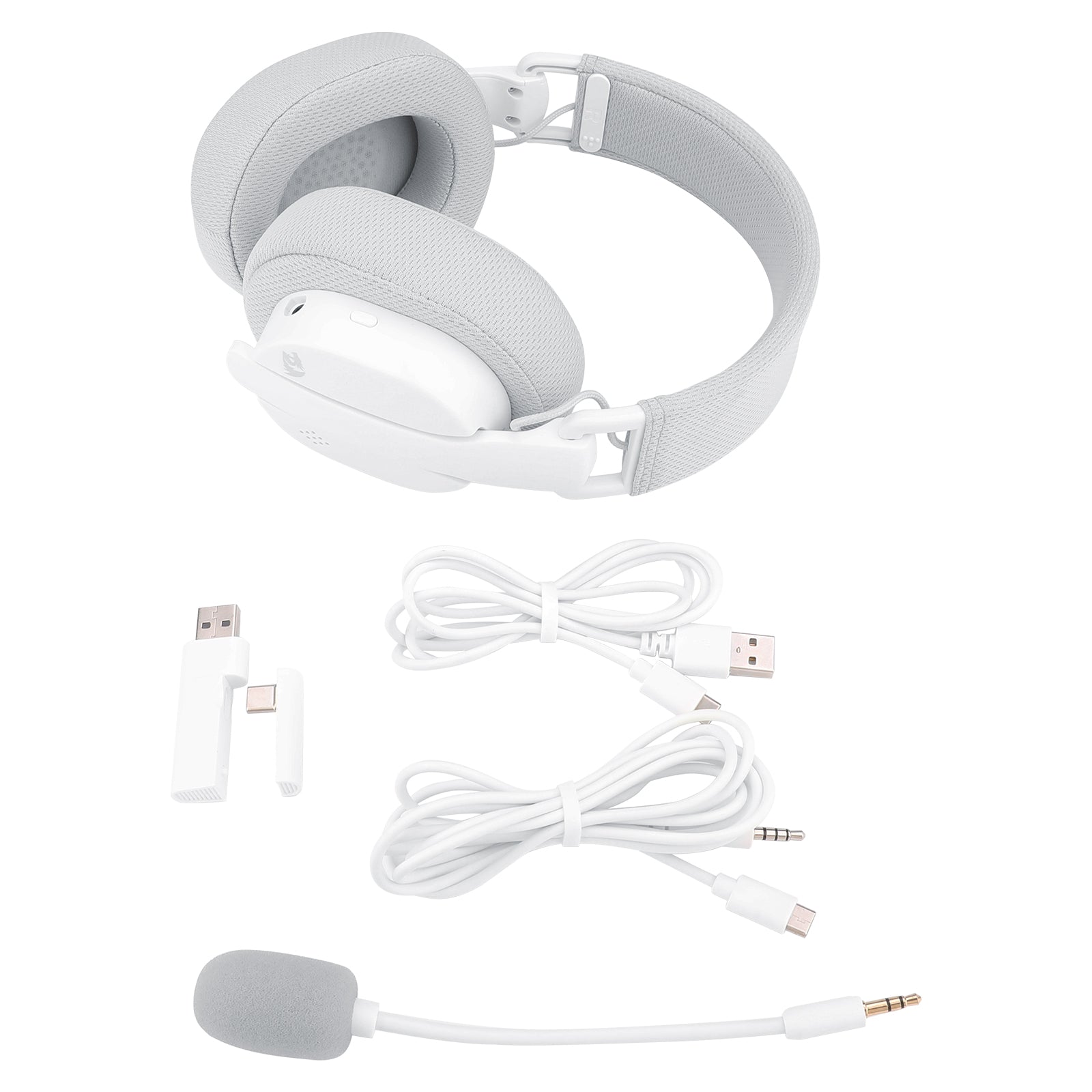 Redragon Luce Tri-mode Gaming Headset (H888) (Black, White)