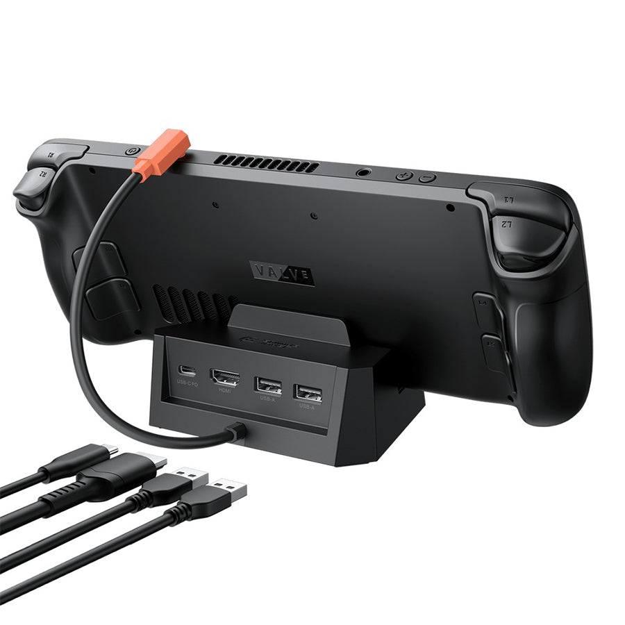 JSAUX USB-C 4-in-1 Docking Station (Black) (HB0503)