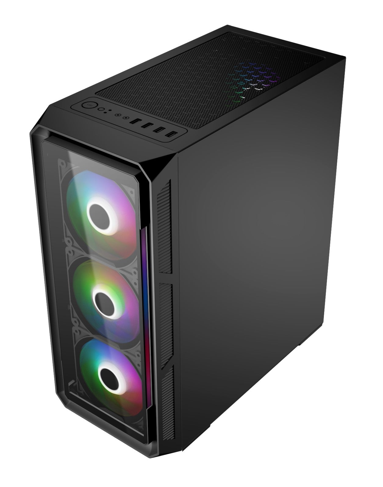 Frontier Trendsonic Hermes HE19A Tempered Glass Panel ATX Gaming Case