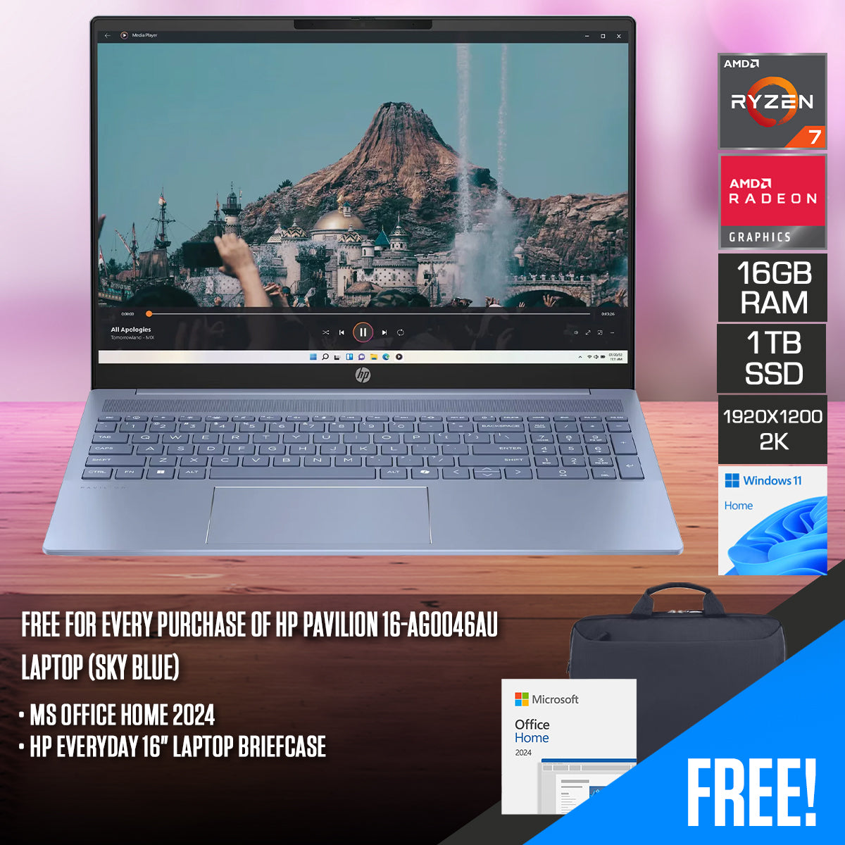 HP Pavilion 16-AG0046AU