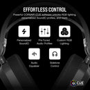 Corsair HS80 MAX Premium Wireless RGB Gaming Headset (Steel Grey)