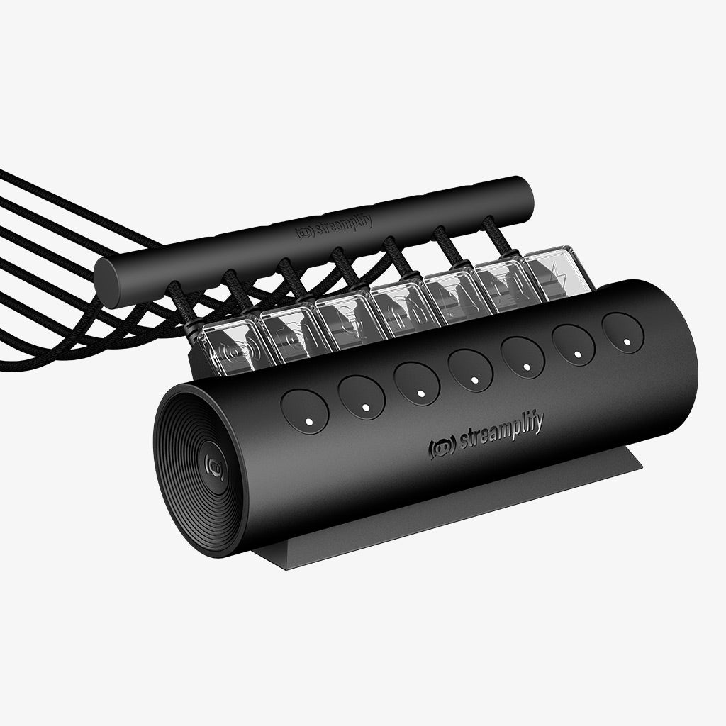Streamplify Hub CTRL 7 7-Port RGB 3.0 USB Hub (Black)