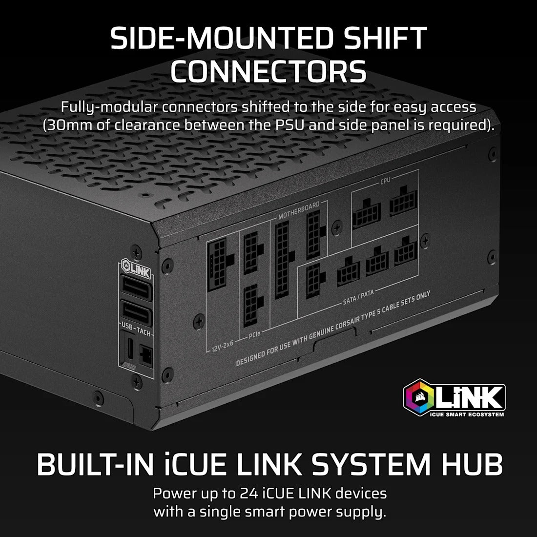 Corsair HX1200i SHIFT Fully Modular Platinum ATX Power Supply