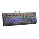 E-Yooso K-600 Retro Rainbow Light 104 Keys Wired Mechanical Keyboard