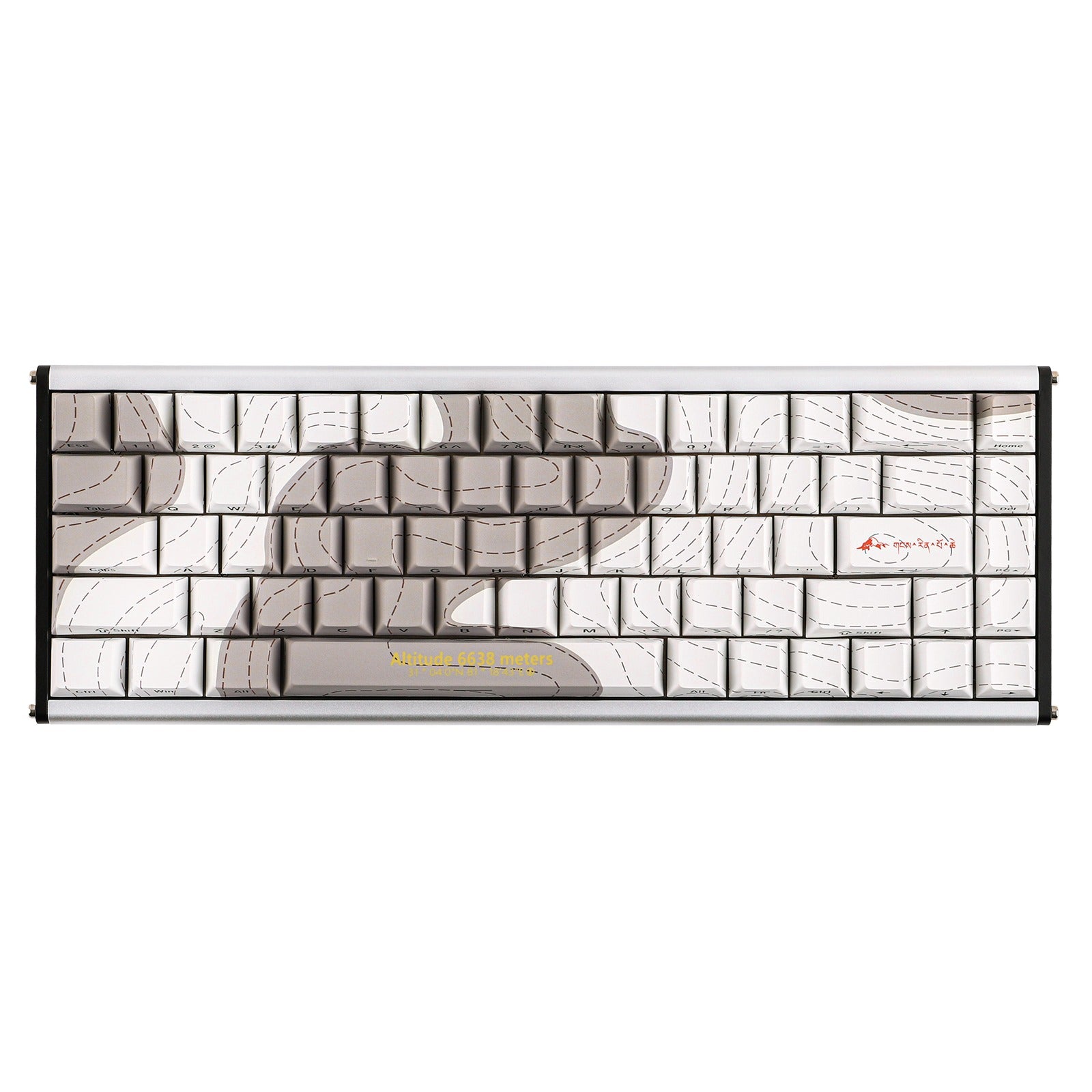 Ajazz ALUX68 Max RGB Wired 68-Keys Aluminum CNC Case Hot-Swappable Mechanical Keyboard