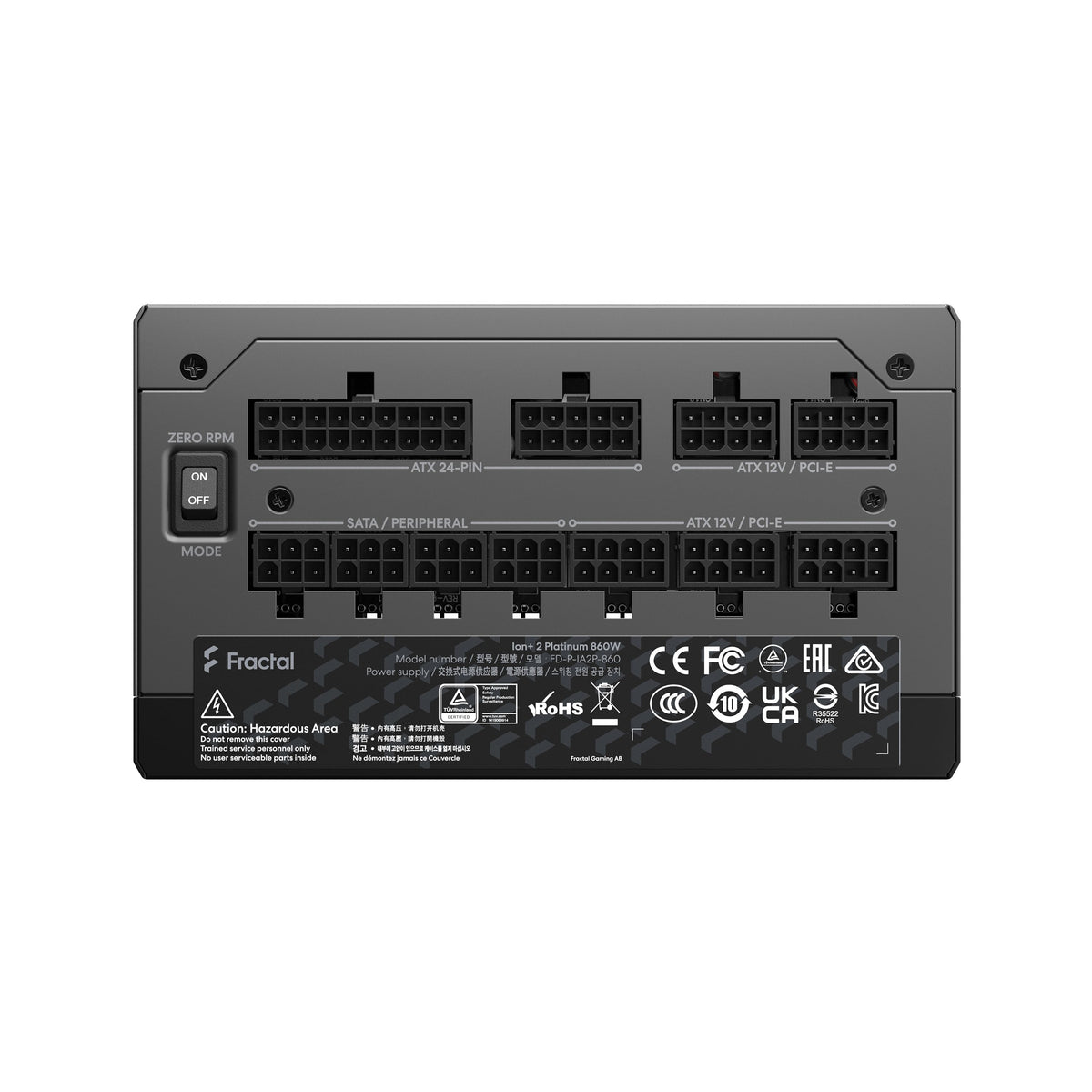 Fractal Design Ion+ 2 Platinum 860W Fully Modular Power Supply (FD-P-IA2P-860)