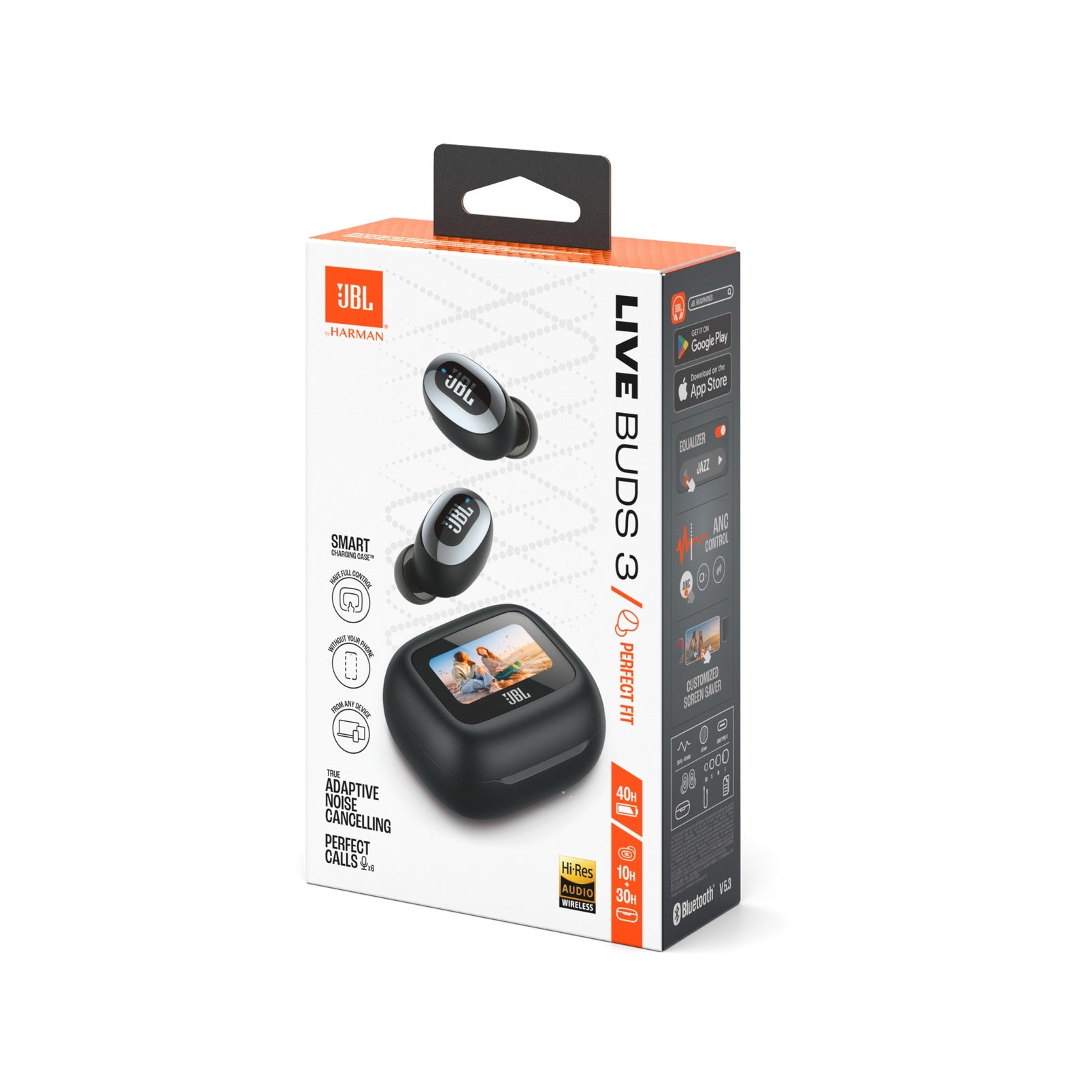 JBL Live Buds 3 True Wireless Noise Cancelling Closed-Stick Earbuds