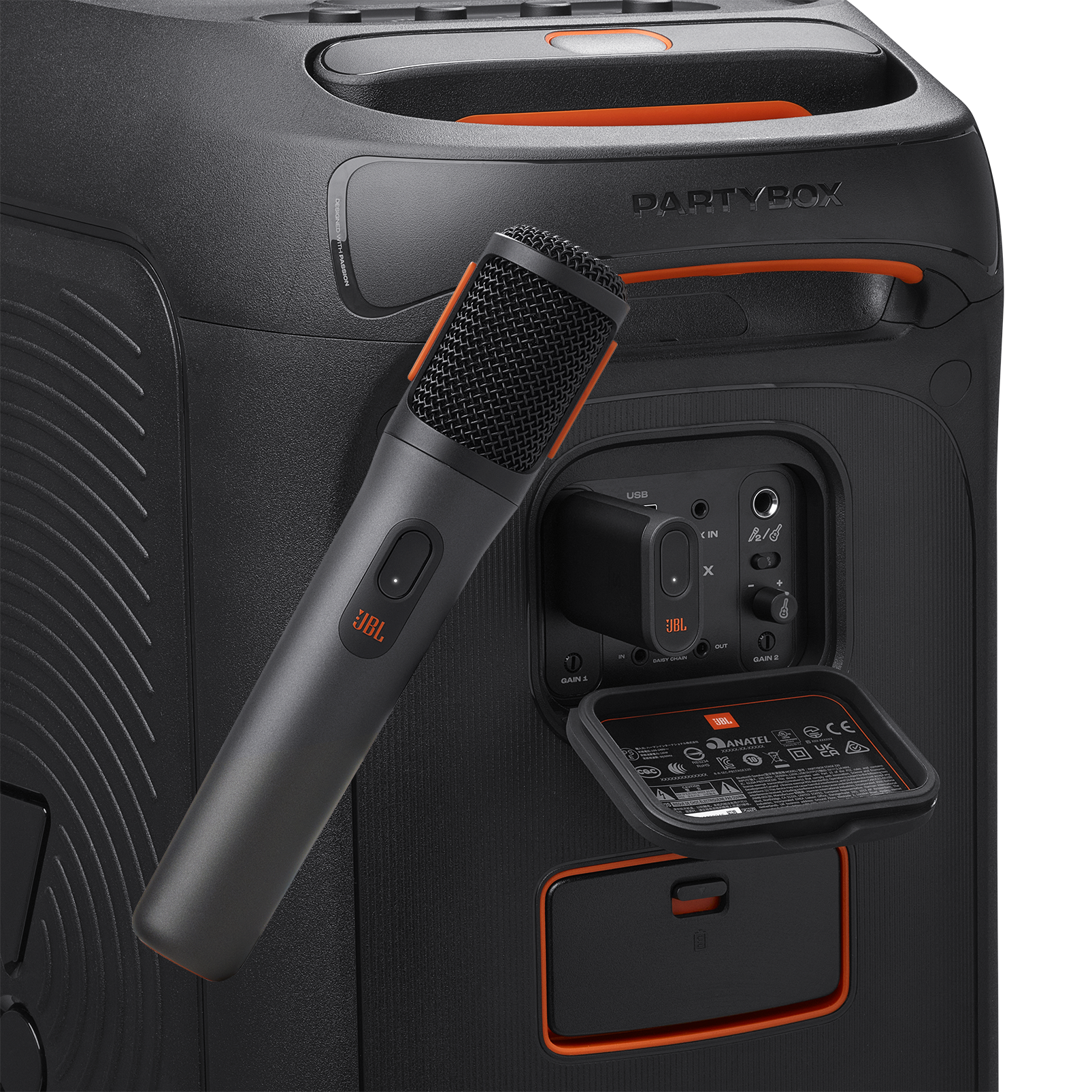 JBL Partybox Digital Wireless Microphone (Black)