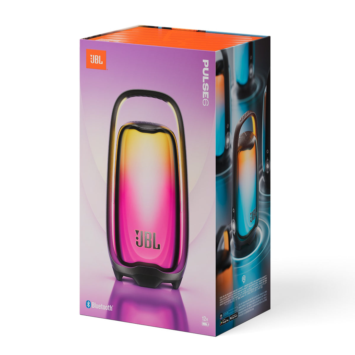 JBL Pulse 6 Portable Speaker with JBL Legendary Sound and a Customizable 360 Lightshow (Black)