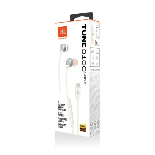 JBL Tune 310C USB-C Wired Hi-Res In-Ear Headphones