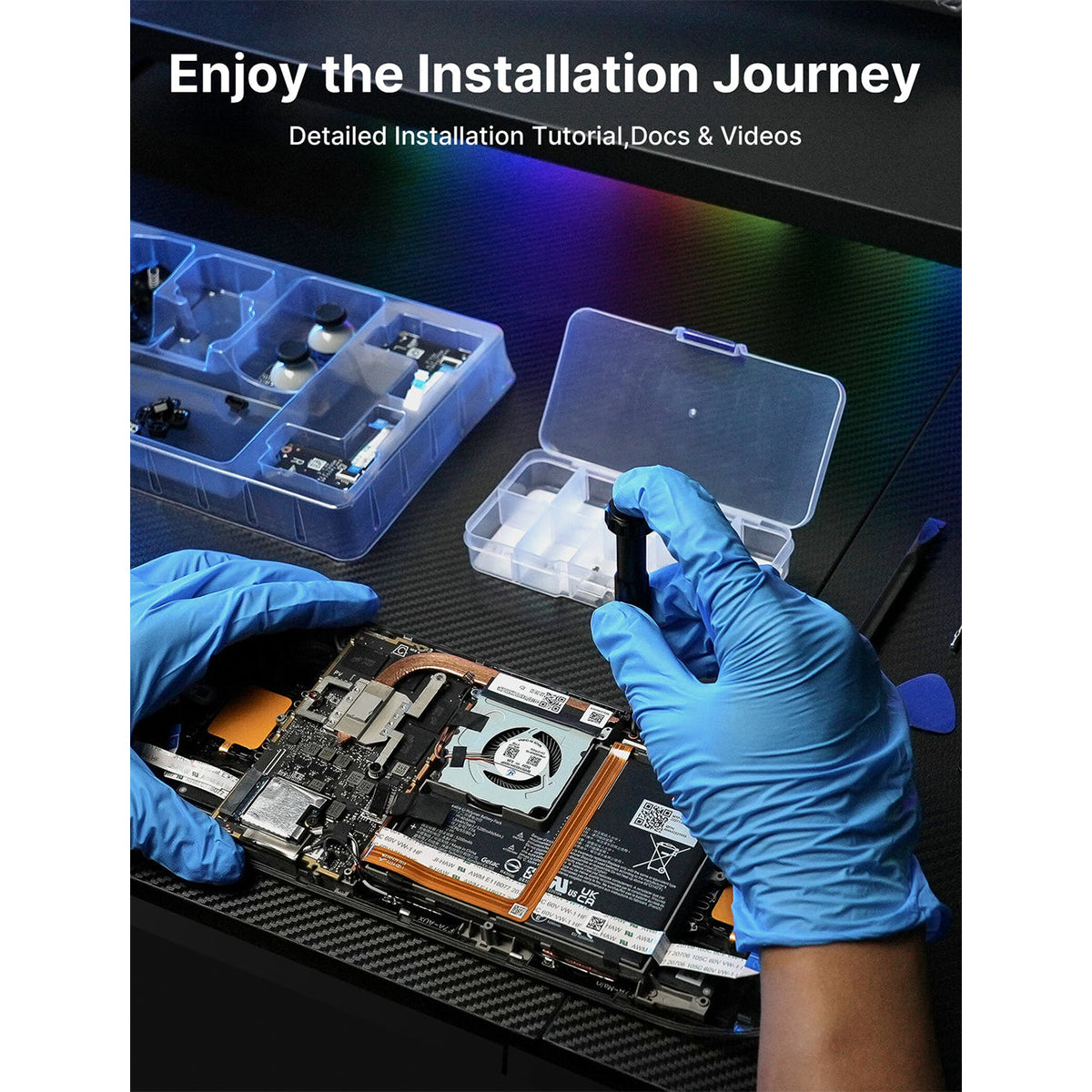 JSAUX Transparent Front Cover for Steam Deck (PC0108)