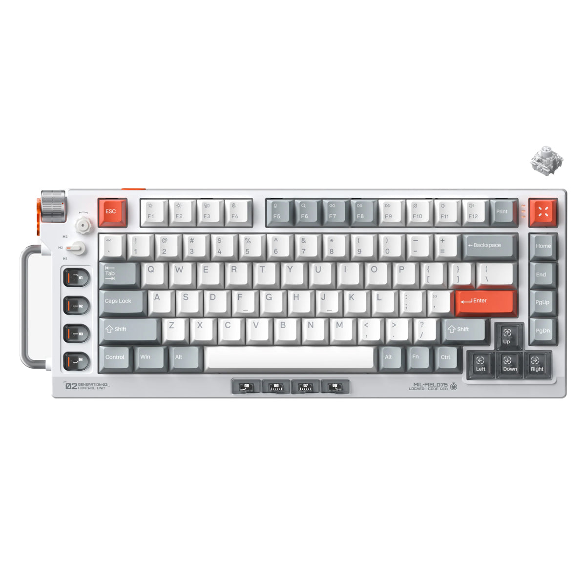 NuPhy Field75 HE V2 High-Profile Magnetic Switch Gaming Keyboard - FrostFlare
