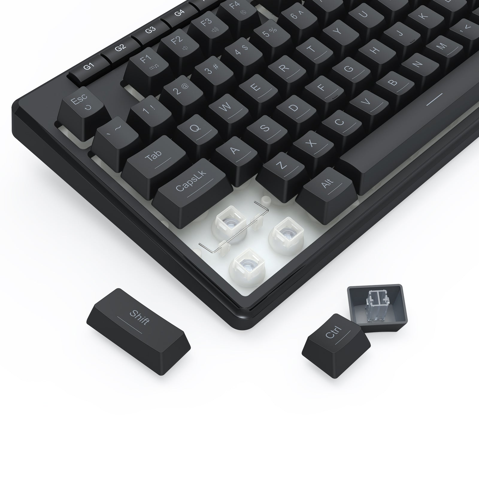 Redragon K516 Shiva RGB TKL 87-Keys Wired Backlit Gaming Keyboard