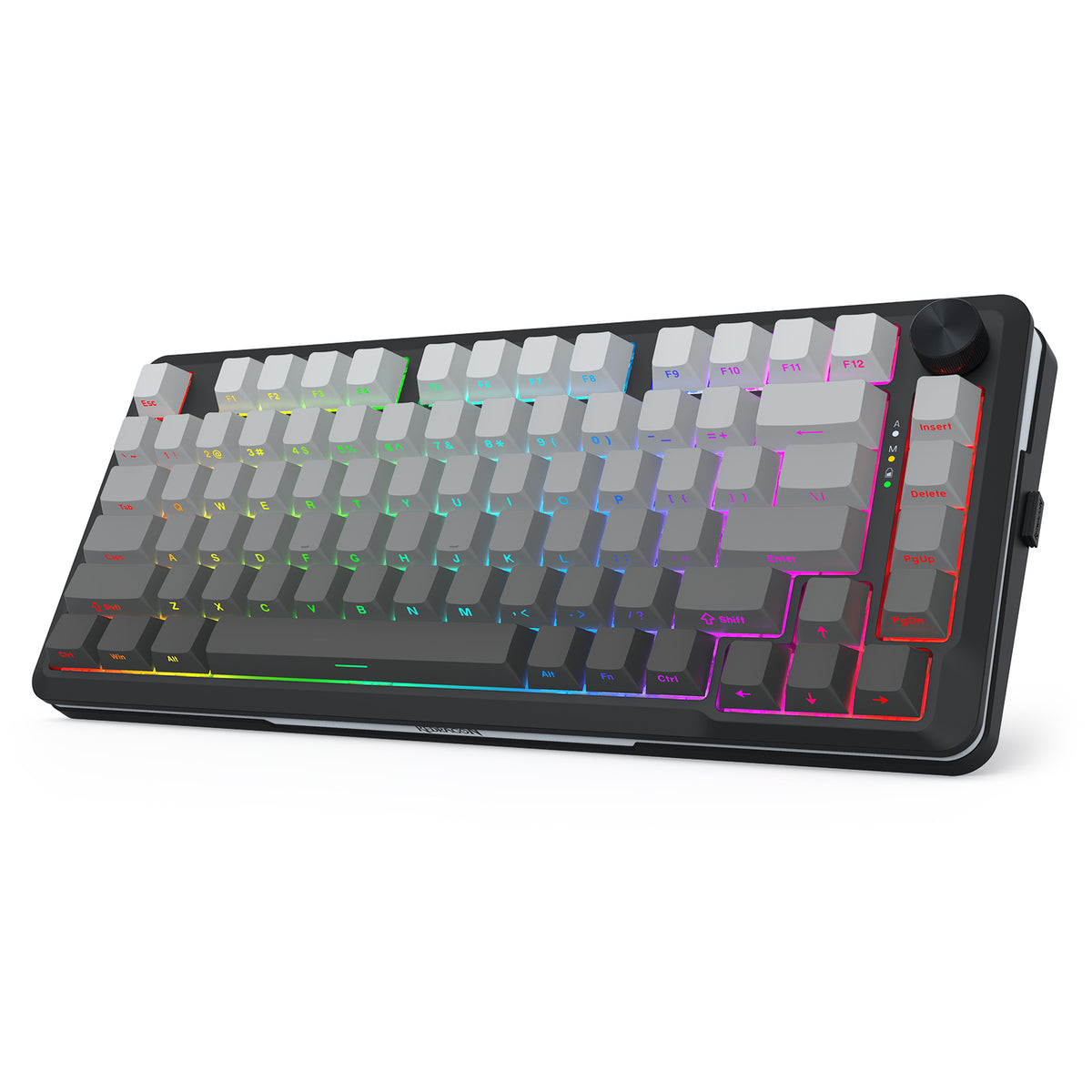 Redragon Cyrus Pro K681SP RGB Wireless 75% Hot-Swappable Gasket Mechanical Keyboard with Knob