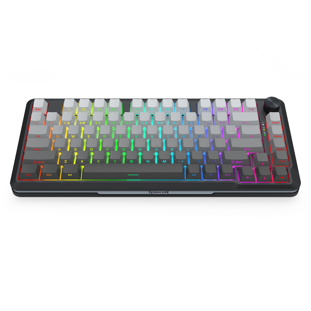 Redragon Cyrus Pro K681SP RGB Wireless 75% Hot-Swappable Gasket Mechanical Keyboard with Knob