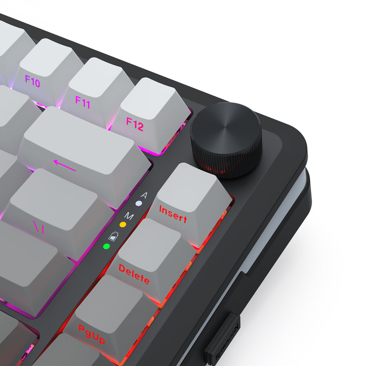 Redragon Cyrus Pro K681SP RGB Wireless 75% Hot-Swappable Gasket Mechanical Keyboard with Knob