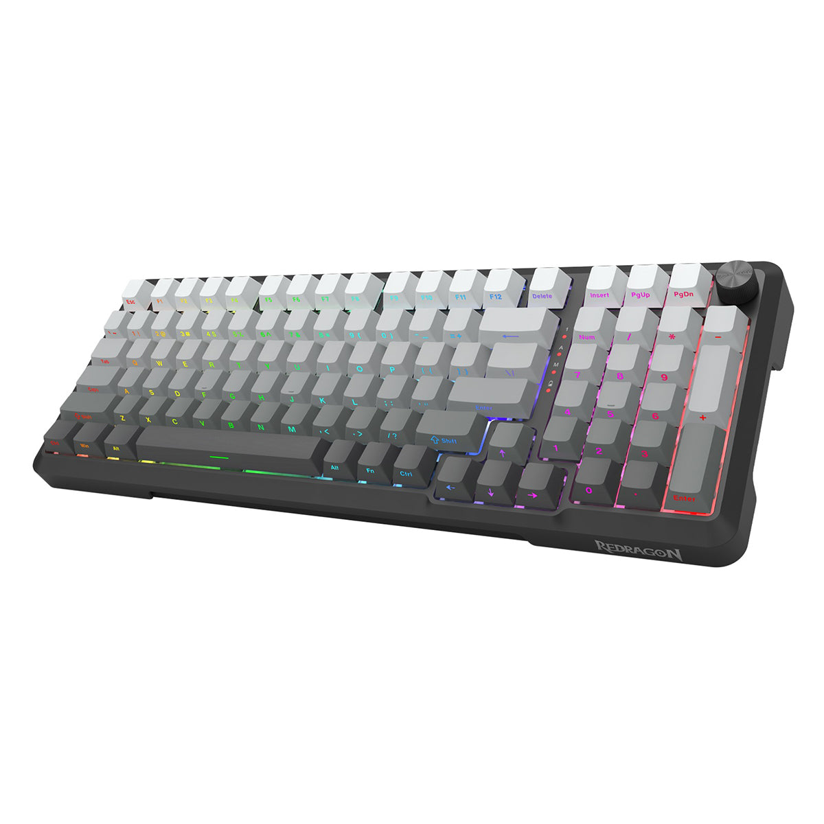 Redragon Bragi Pro Tri-Mode Wireless RGB Mechanical Keyboard (Gradient Gray) (K688SP-RGB-PRO)