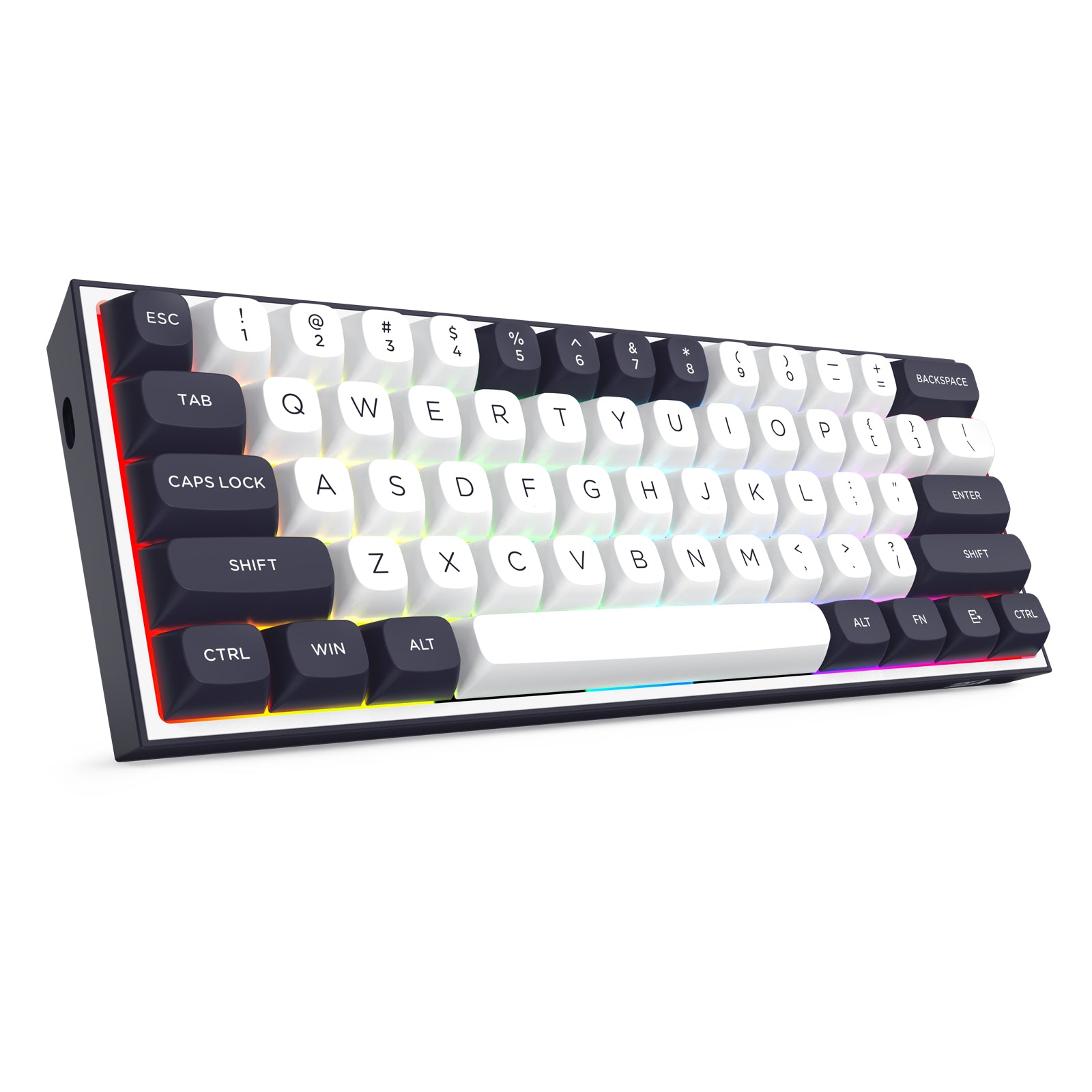 Redragon K717 Alcor QMK Tri-Mode RGB 60% Mechanical Gaming Keyboard