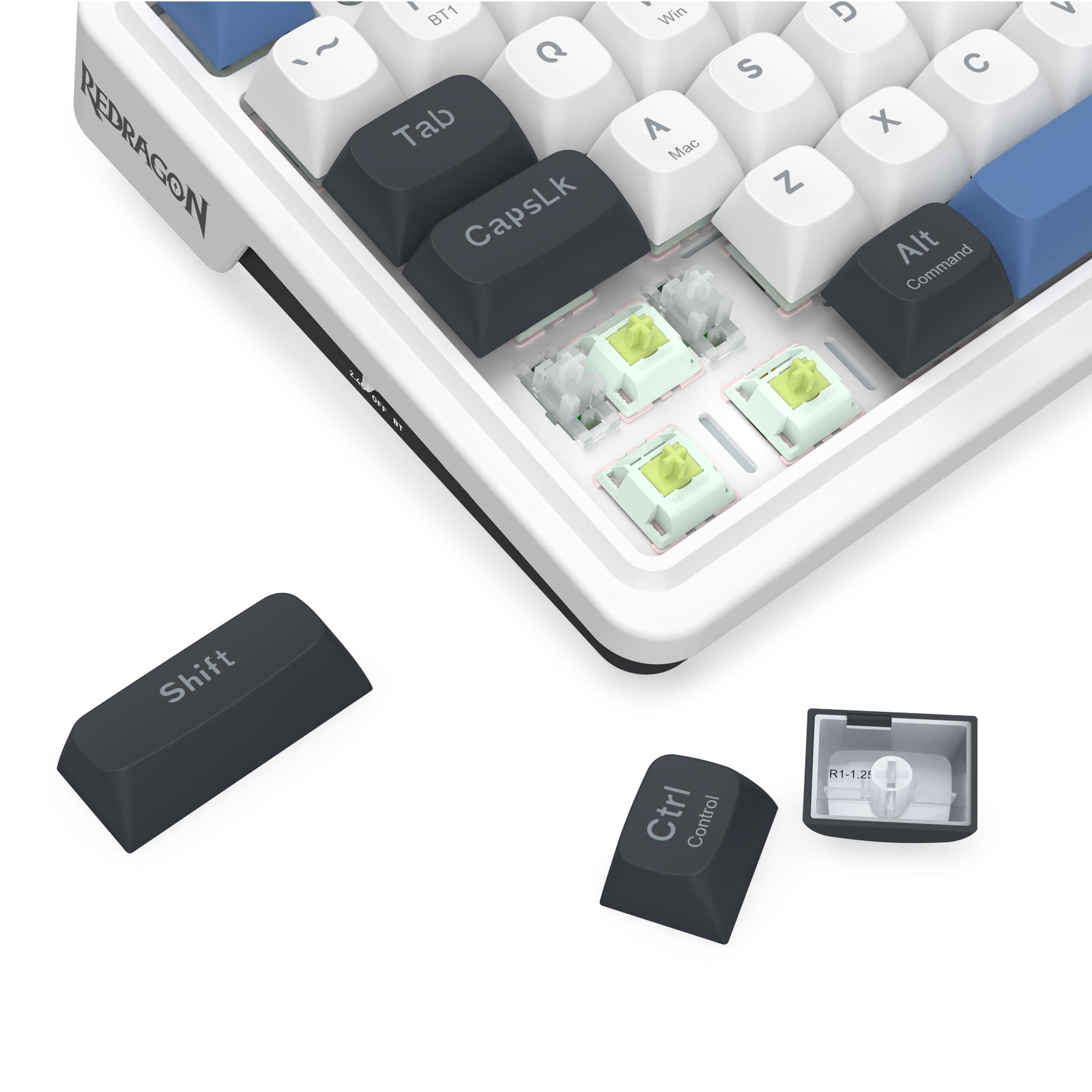 Redragon Galatin Pro K719 RGB Tri-Mode with LCD Screen Gasket Mounted Mechanical Keyboard