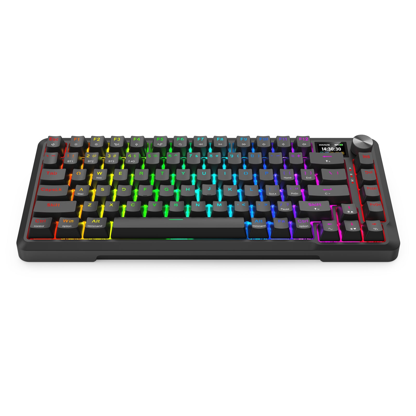 Redragon Behemoth K724-RGB-PRO Mechanical Keyboard with LCD Screen
