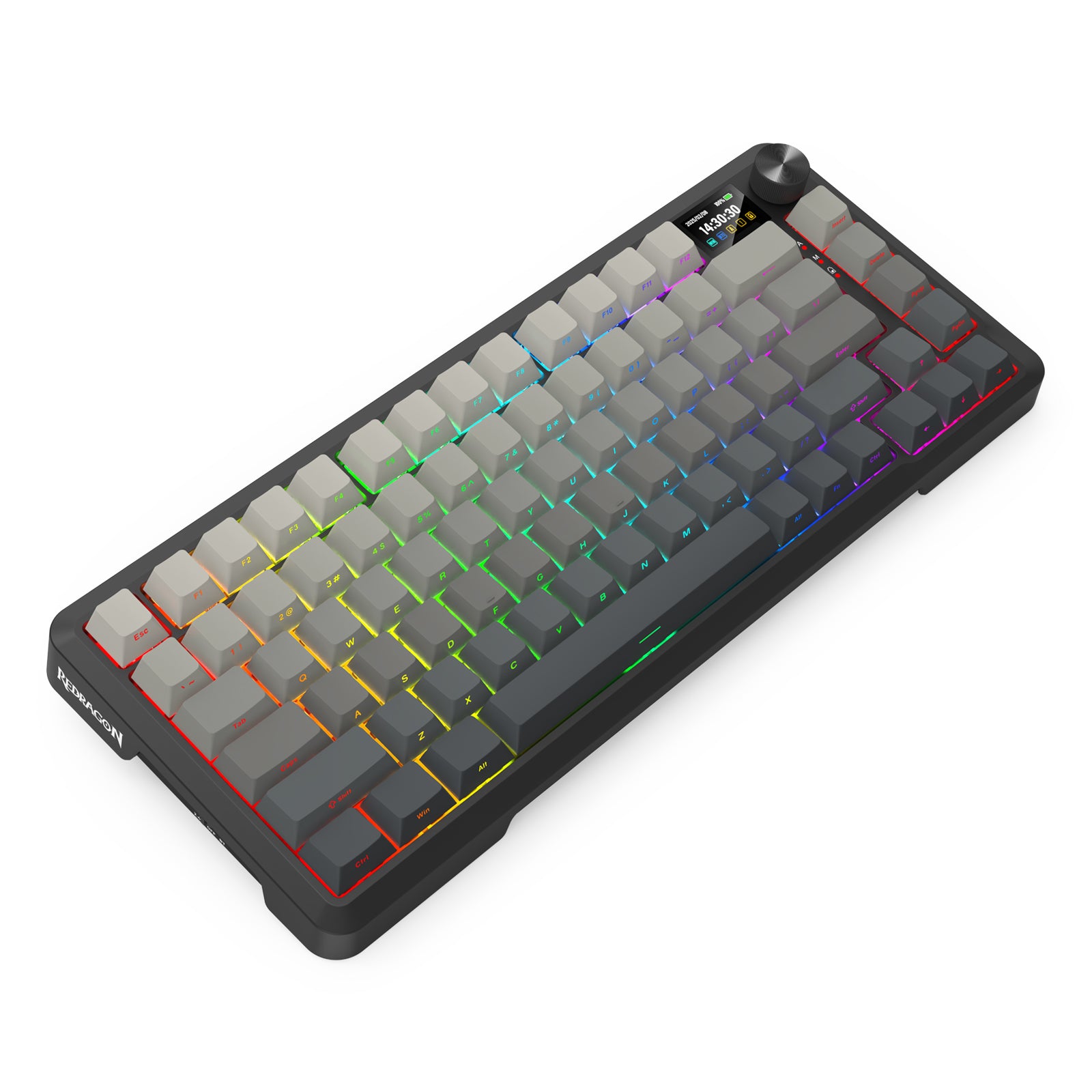 Redragon Behemoth K724SP-RGB-PRO Mechanical Keyboard with LCD Screen