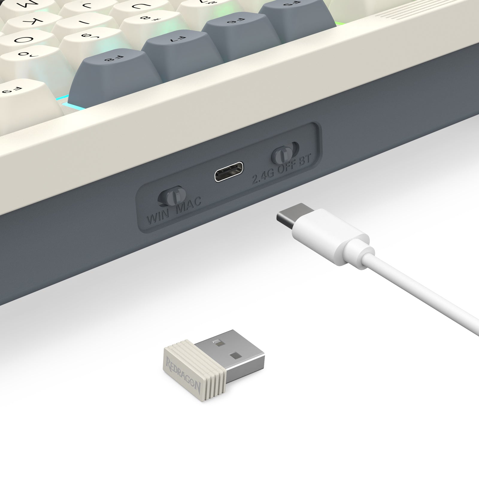 Redragon OTIIM Pro 3-Modes Connectivity 87 Keys Gasket